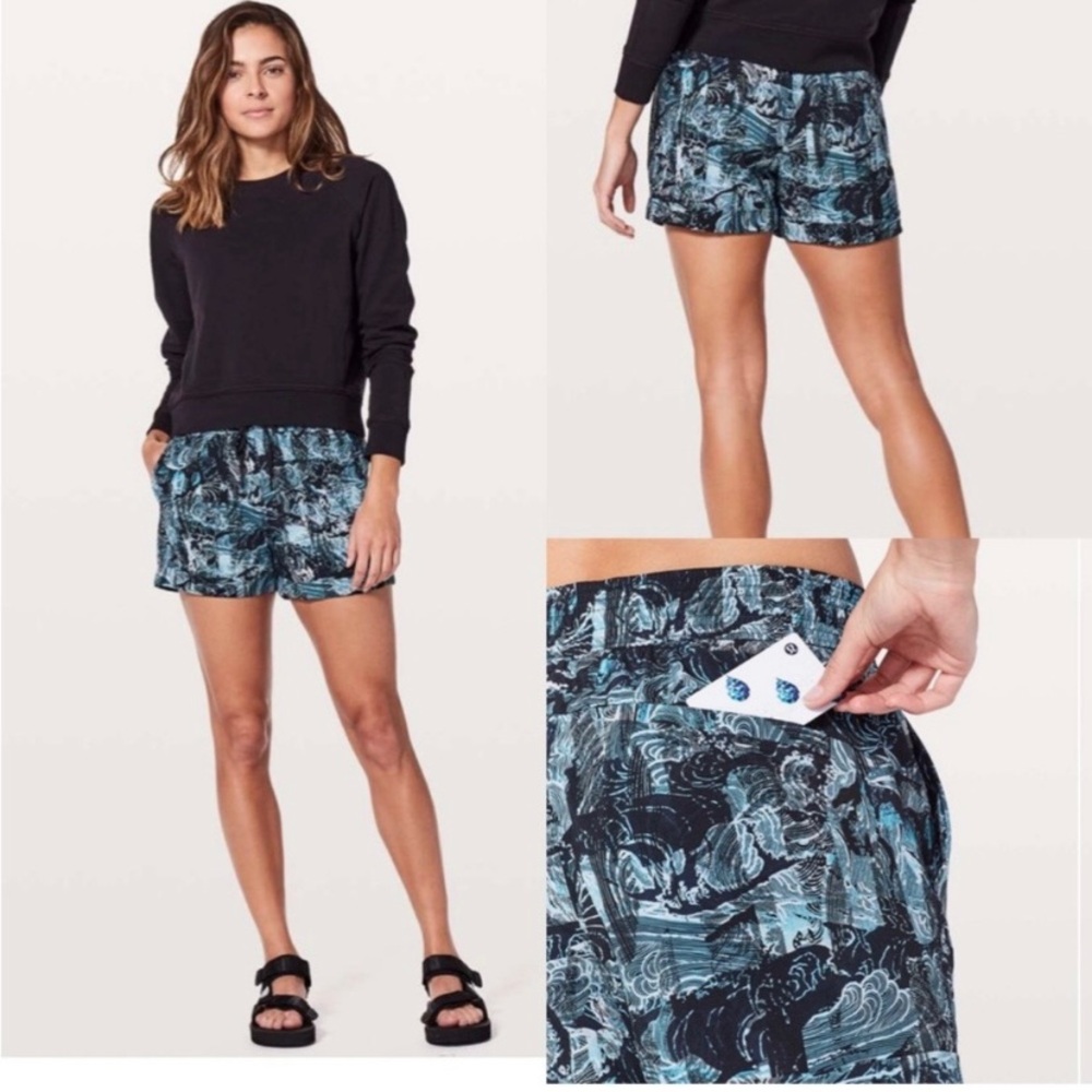 Lululemon Spring Break Away Eternal Wave Short size 8